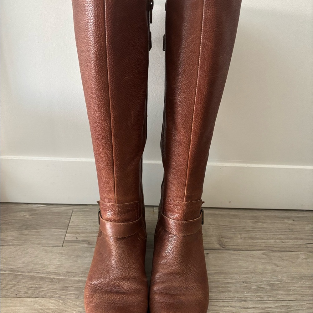 Naturalizer Brown Wide Calf Knee-High Boots
